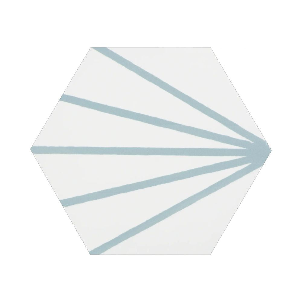 Meraki Line Aquamarina Porcelain Tile 19.8 x 22.8cm-Delforno