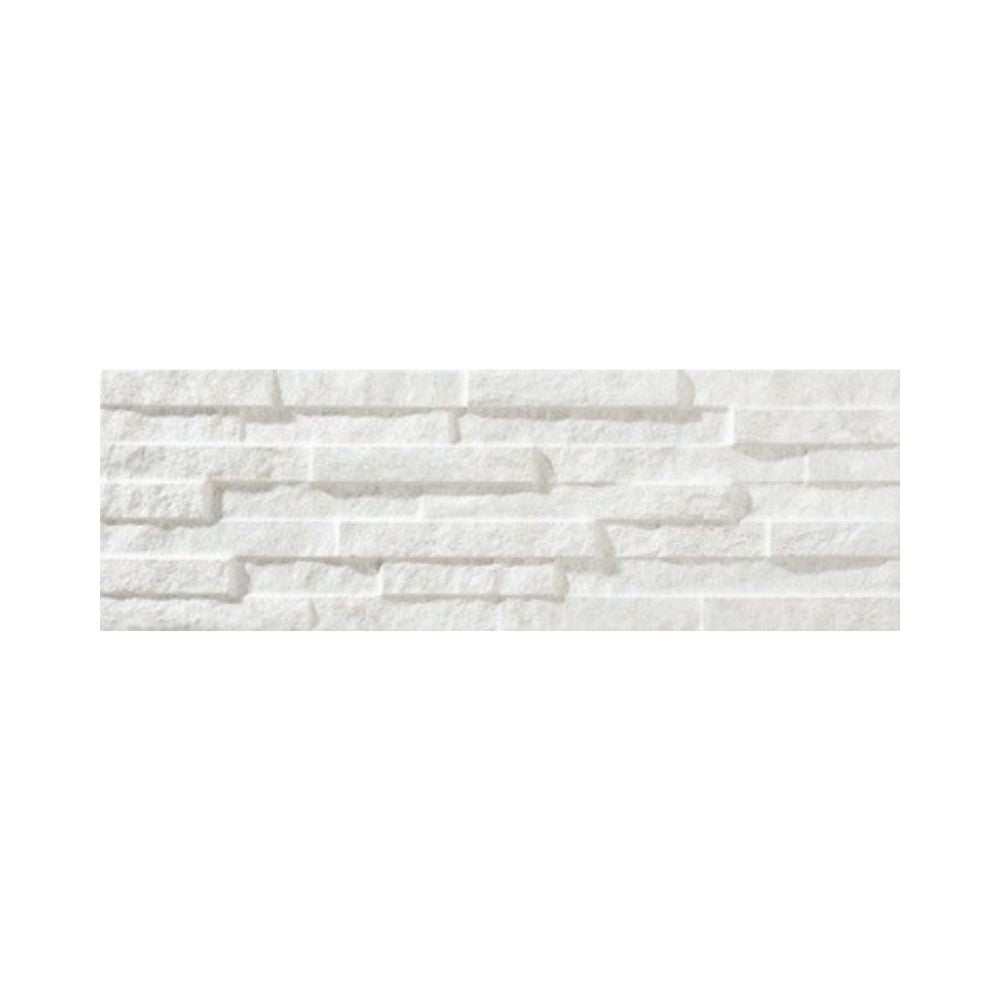 Brickstone White Porcelain Tile 16.3 x 51.7cm-Delforno