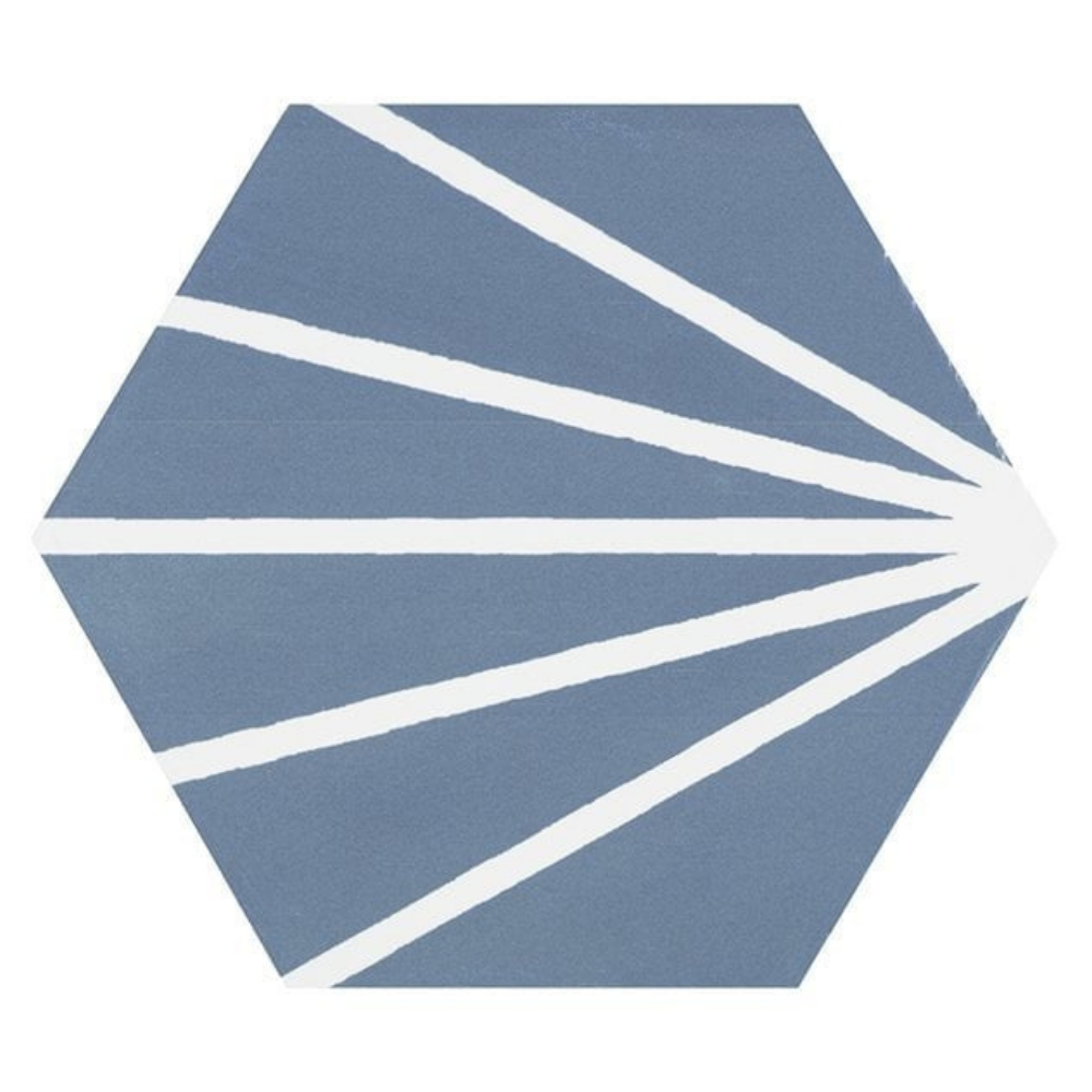 Meraki Azul Porcelain Tile 19.8 x 22.8cm-Delforno