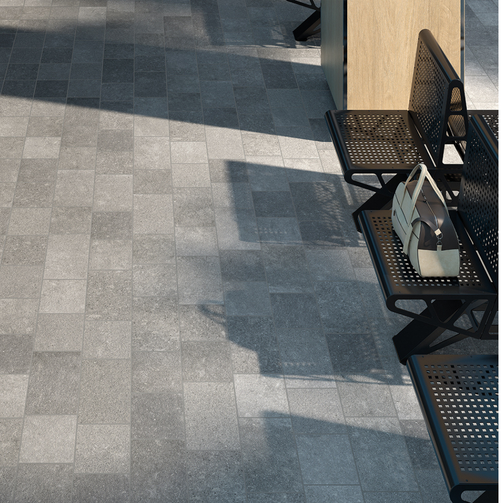 Porfido Tex Grey Porcelain Tile 20 x 30cm-Delforno