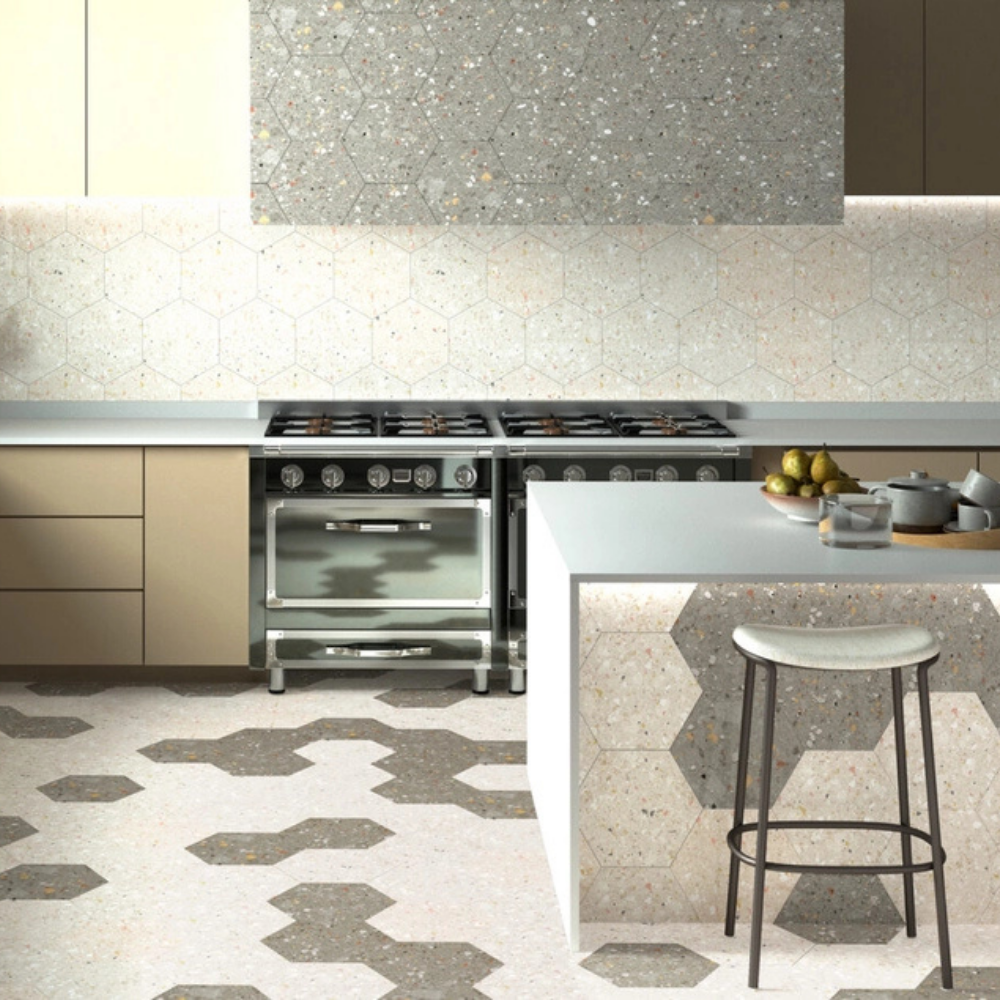 Arousa Gris Porcelain Tile 25.8 x 29cm-Delforno
