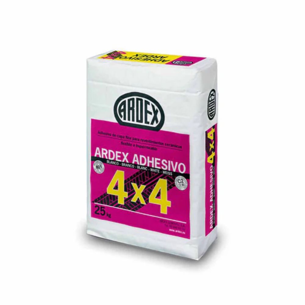 Ardex 4x4 Blanco Cream Multi-Purpose Flexible Tile Adhesive 25Kg-Delforno