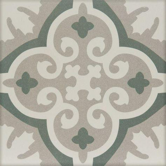 Authentic Pattern Angelina Porcelain Tile 20 x 20cm-Delforno