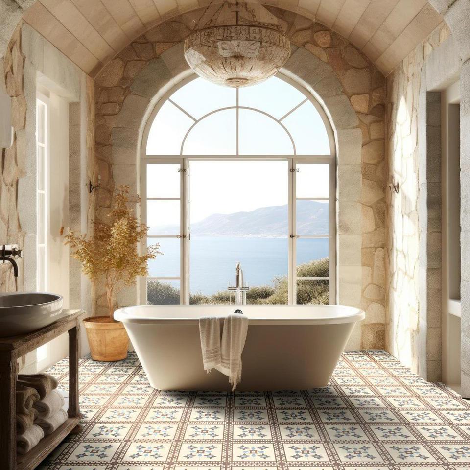 Authentic Pattern Gerse CA Porcelain Tile 15 x 15cm-Delforno Tiles & Timber-Delforno