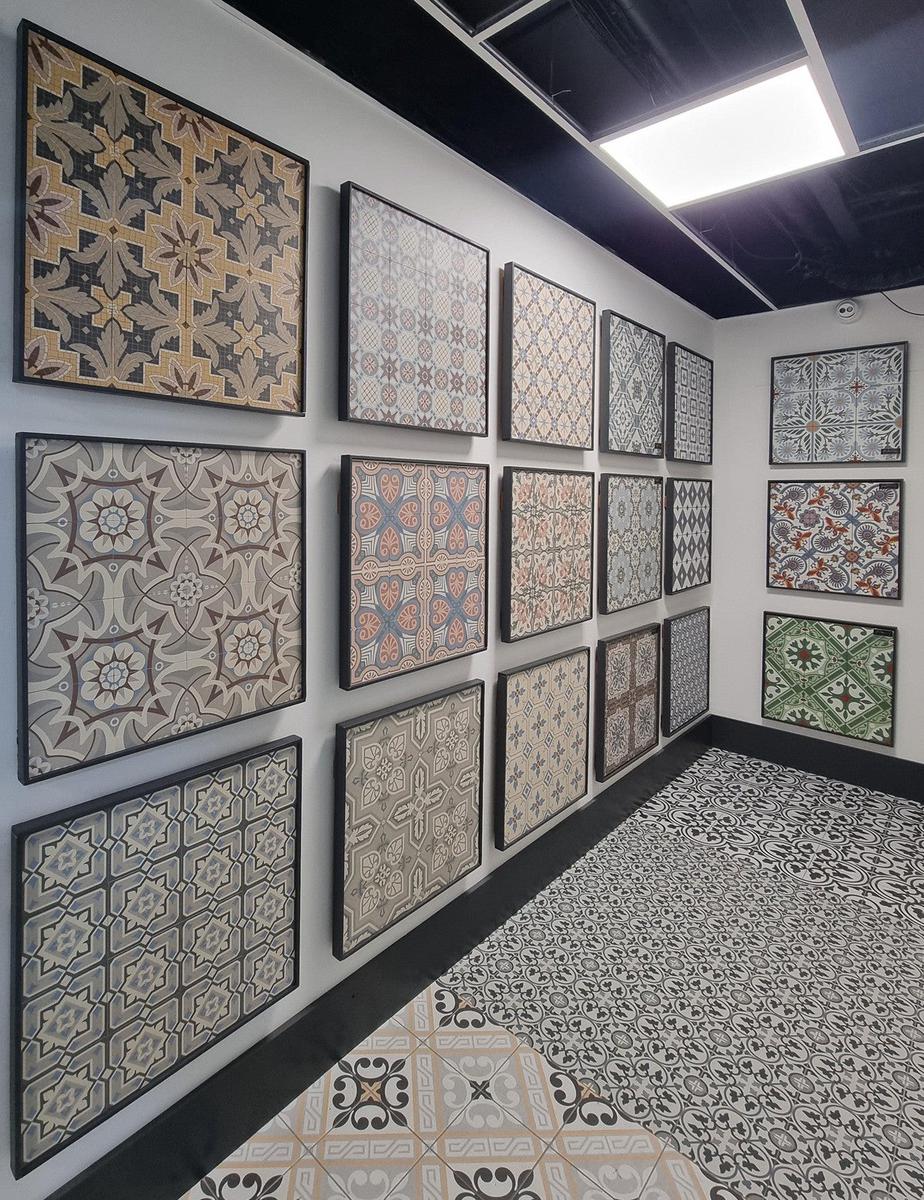 Authentic Pattern Irene Porcelain Tile 15 x 15cm-Delforno