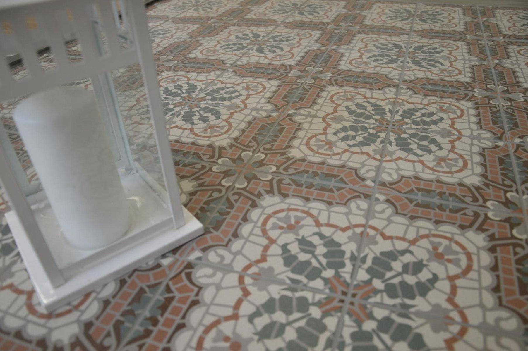 Authentic Pattern Moran Porcelain Tile 15 x 15cm-Delforno