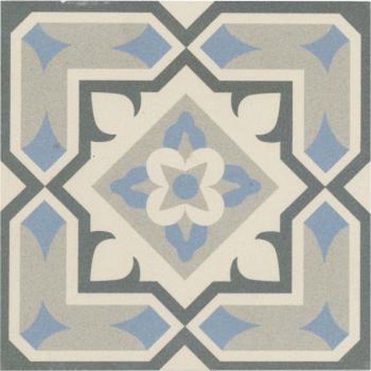 Authentic Pattern Oscar Porcelain Tile 15 x 15cm-Delforno