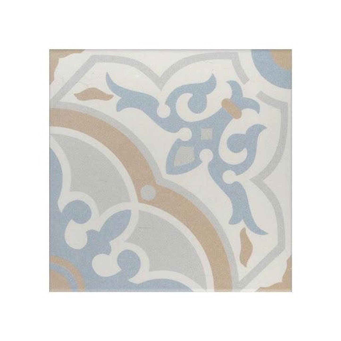 Authentic Pattern Gaete Bleu Porcelain Tile 20 x 20cm-Delforno Tiles & Timber-Delforno