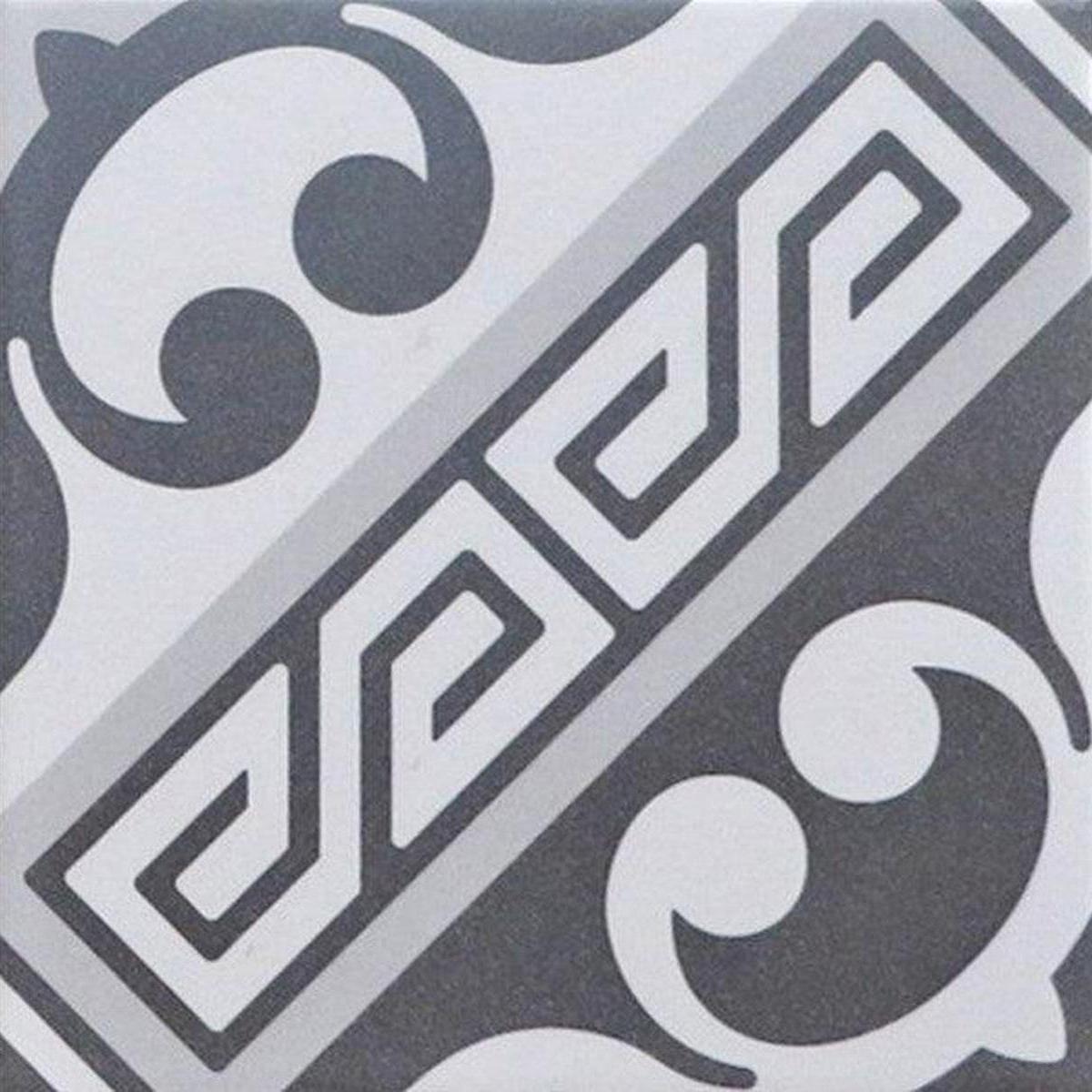 Authentic Pattern Julietta Grigio Porcelain Tile 20 x 20cm-Delforno Tiles & Timber-Delforno