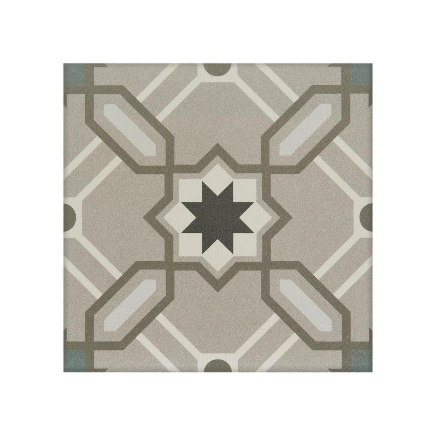 Authentic Pattern Odette Porcelain Tile 20 x 20cm-Delforno Tiles & Timber-Delforno