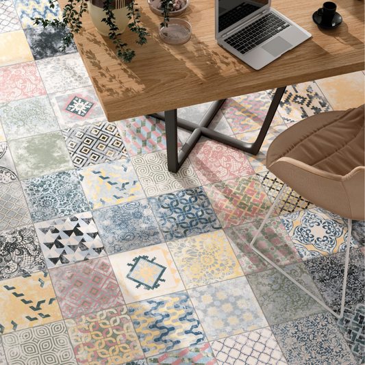Perseo Mix Porcelain Tile 25 x 25cm-Delforno