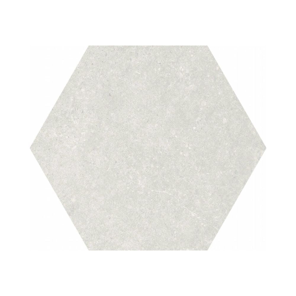 Traffic Silver Hex Porcelain Tile 25 x 25cm-Delforno