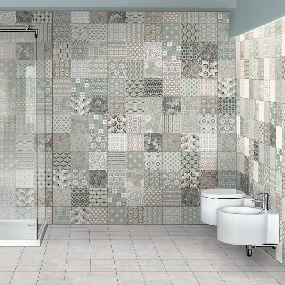Ike Mix Winter Porcelain Tile 25 x 25cm-Delforno