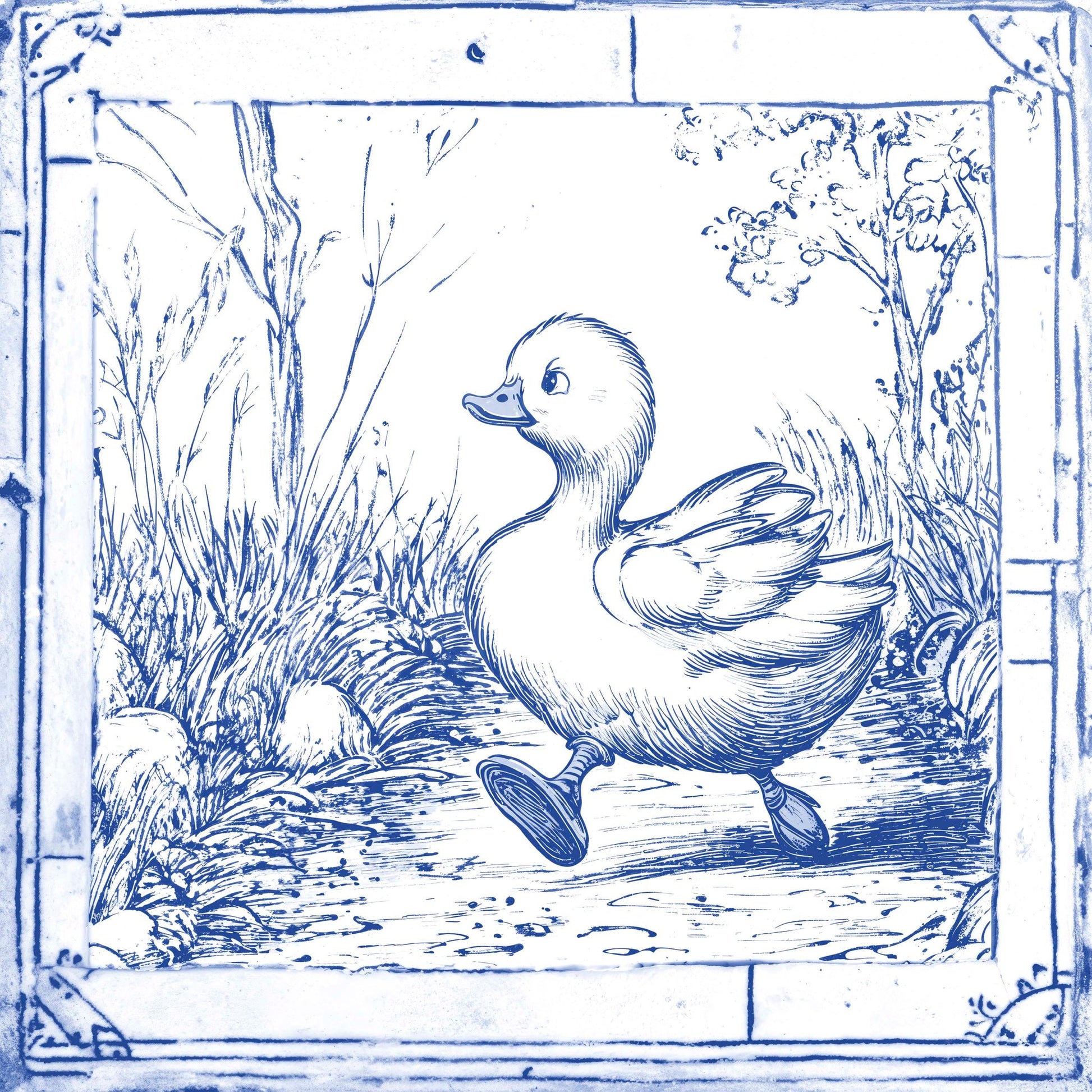 Once Upon A Time Porcelain Tile 25 x 25cm-Delforno