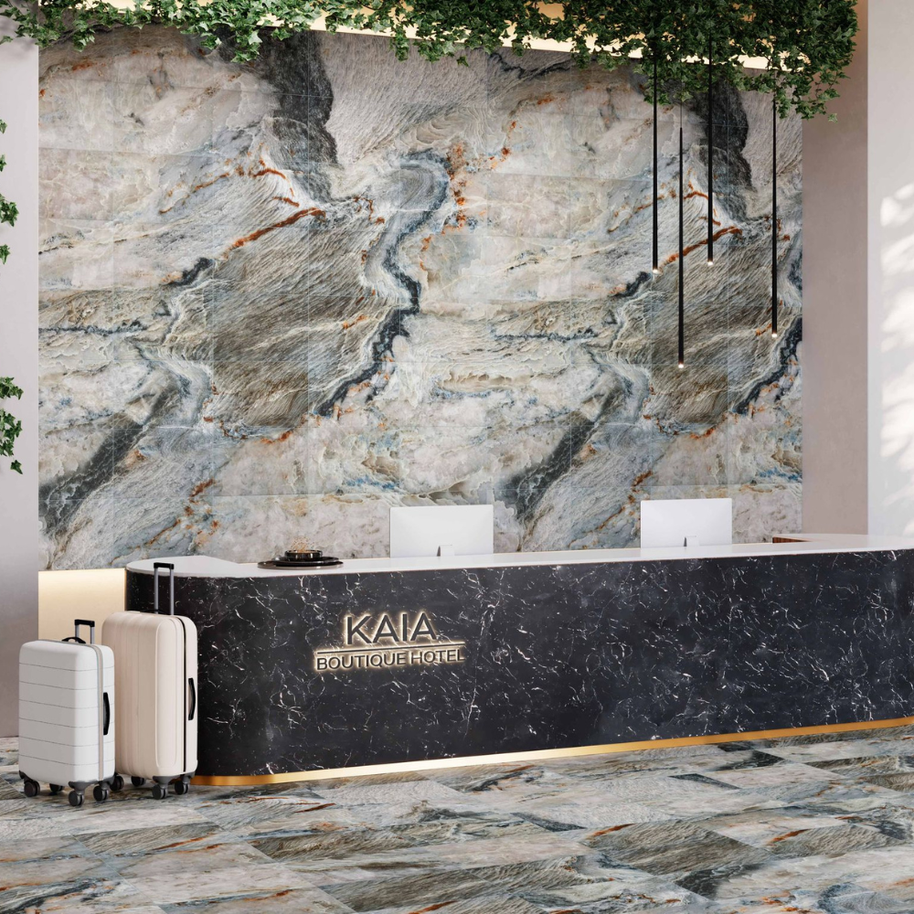 Mural Kai 40 Piece Mural Porcelain Tile 44cm x 66cm-Delforno