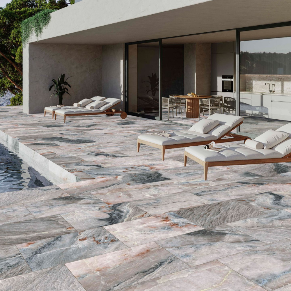 Mural Kai 40 Piece Mural Porcelain Tile 44cm x 66cm-Delforno