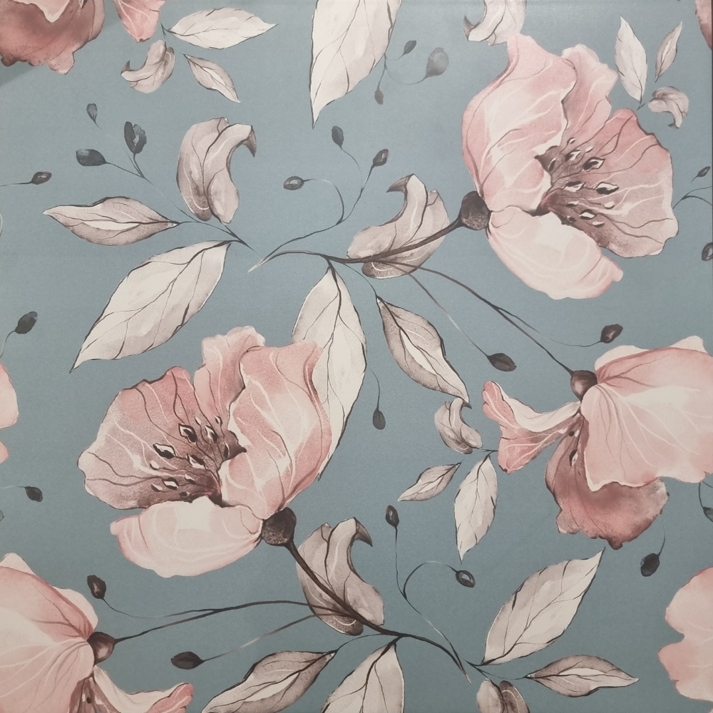 Deco Imagine floral 1 Porcelain Tile 49 x 49cm-Delforno