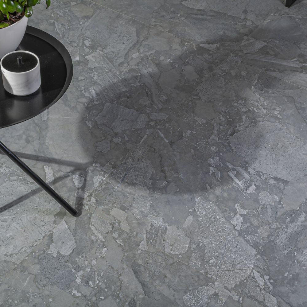 Kuartz Antracite Ceramic Tile 100 x 100cm-Delforno