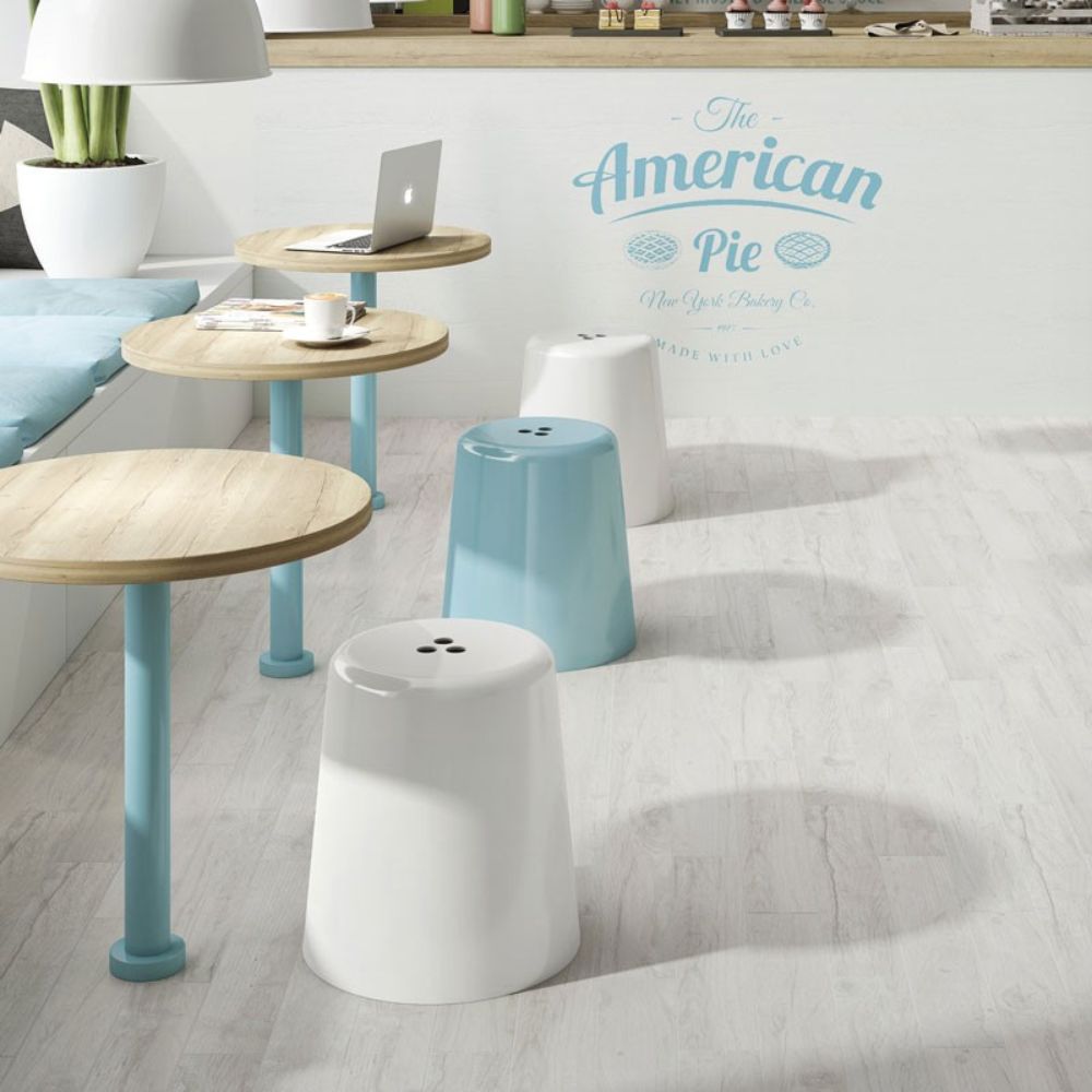 Woodlands 50 Blanco Wood Effect Porcelain Tile 10 x 60cm-Delforno