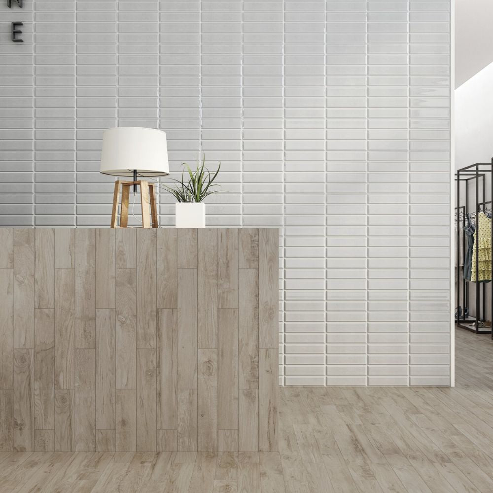 Nebraska Maple Porcelain Tile 9.8 x 59.3cm-Cifre-Delforno