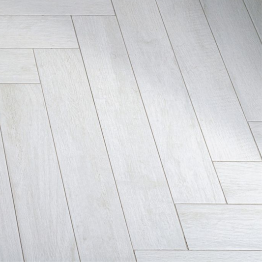 Nebraska Colours White Porcelain Tile 9.8 x 59.3cm-Delforno