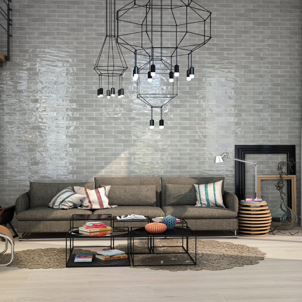 Opal Grey Porcelain Tile 7.5 x 30cm-Delforno