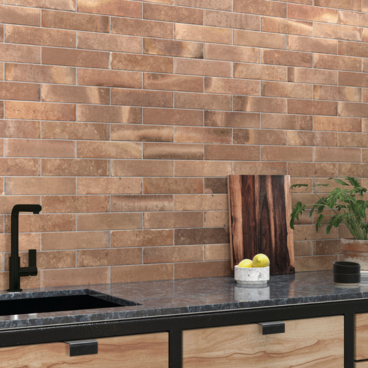 Beck Amber Porcelain Tile 6 x 25cm-Delforno