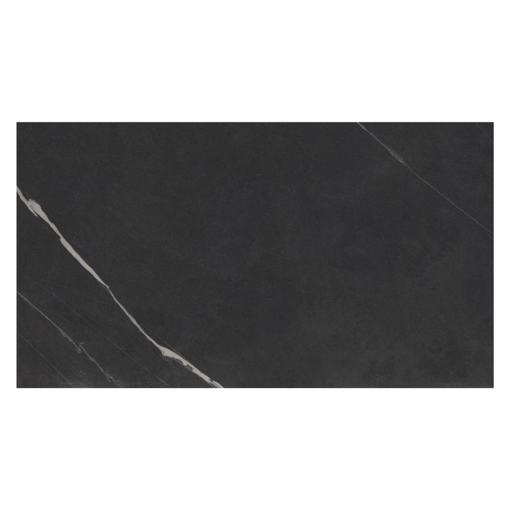 Blake Veined Nero Porcelain Tile 30 x 60cm-Delforno