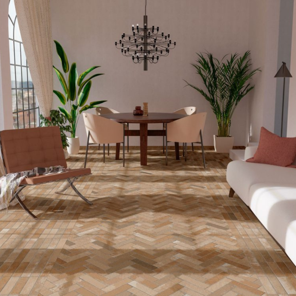 Tosca 623 Beige Porcelain Tile 6.2 x 23.5cm-Delforno