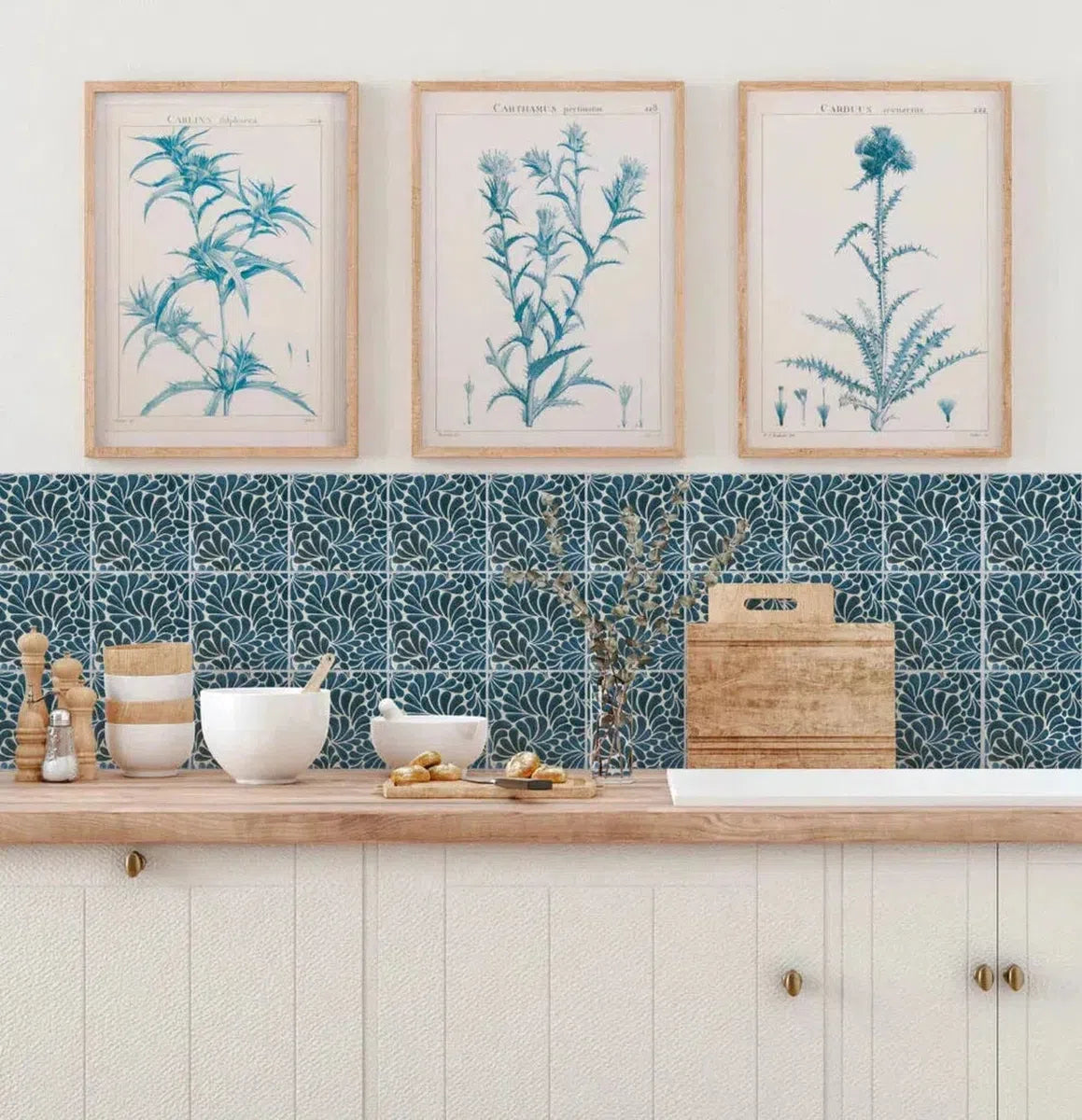 Beaufort Inbetween Blue Porcelain Tile 11.5 x 11.5cm-Delforno Tiles & Timber-Delforno
