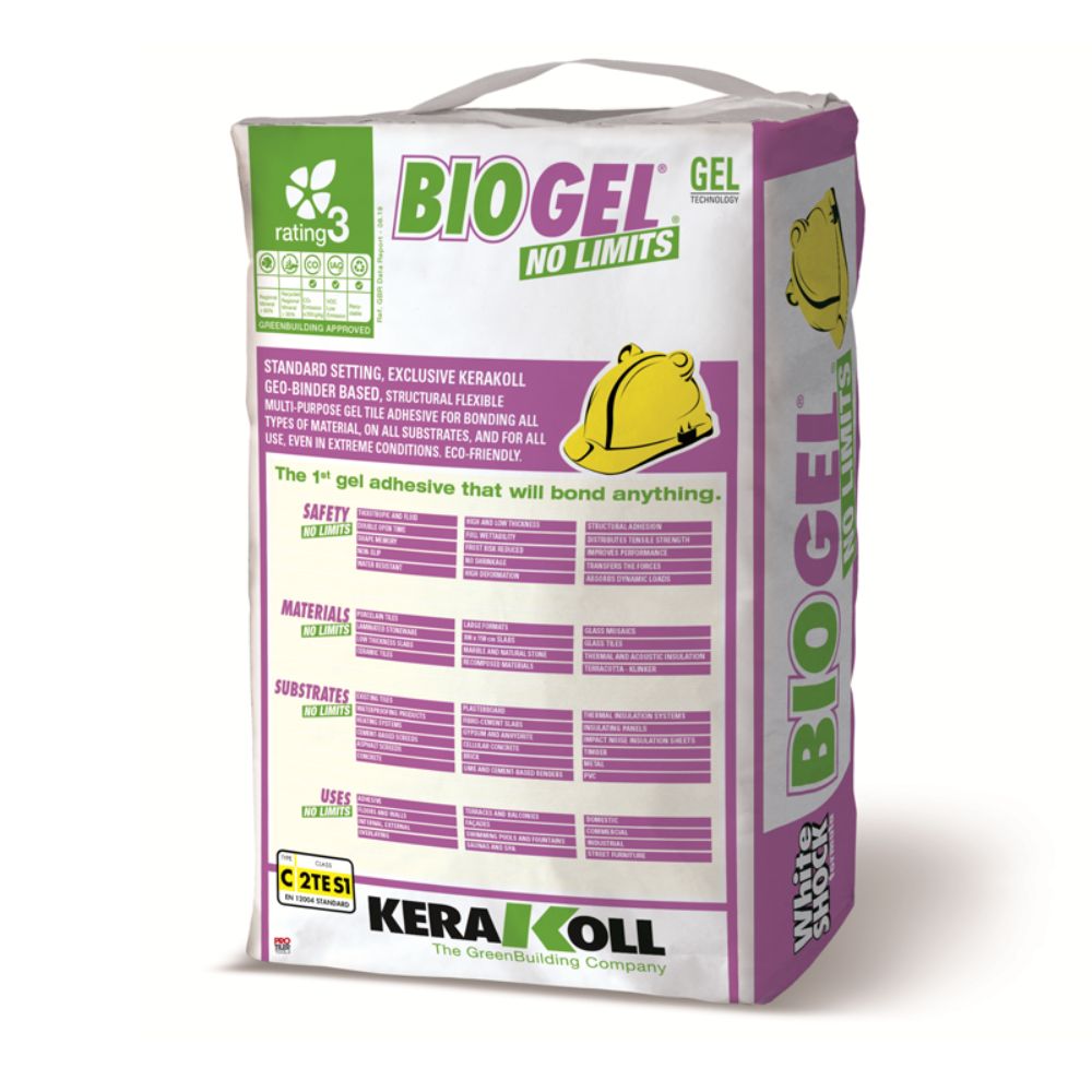 Biogel No Limits Multi-Purpose Gel Adhesive White 20Kg-Delforno
