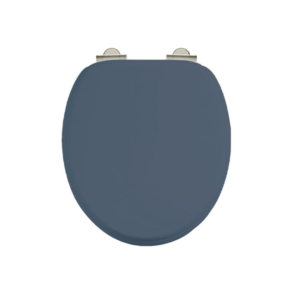 Burlington Blue Soft Close Toilet Seat