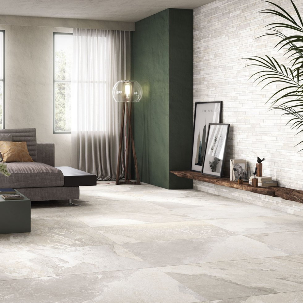 More Milk Porcelain Tile 45.3 x 75.8cm-Delforno