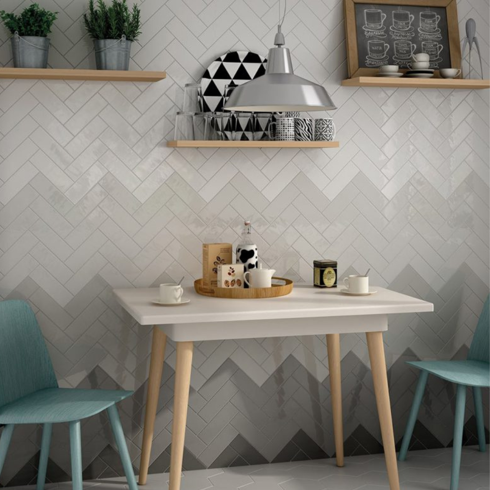 Country Blanco Ceramic Tile 6.5 x 20cm-Delforno