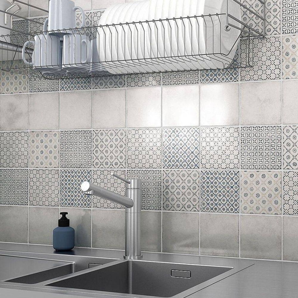 Vestige Cool Grey 13.2 x 13.2cm-Delforno