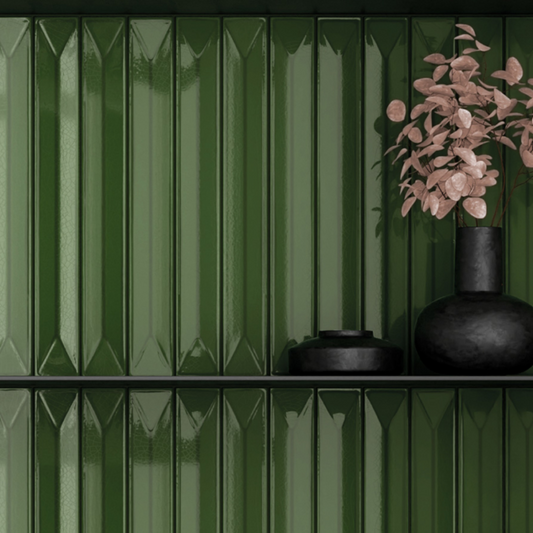 Vitral Axis Forest Reactive Ceramic Tile 5 x 40cm-Delforno