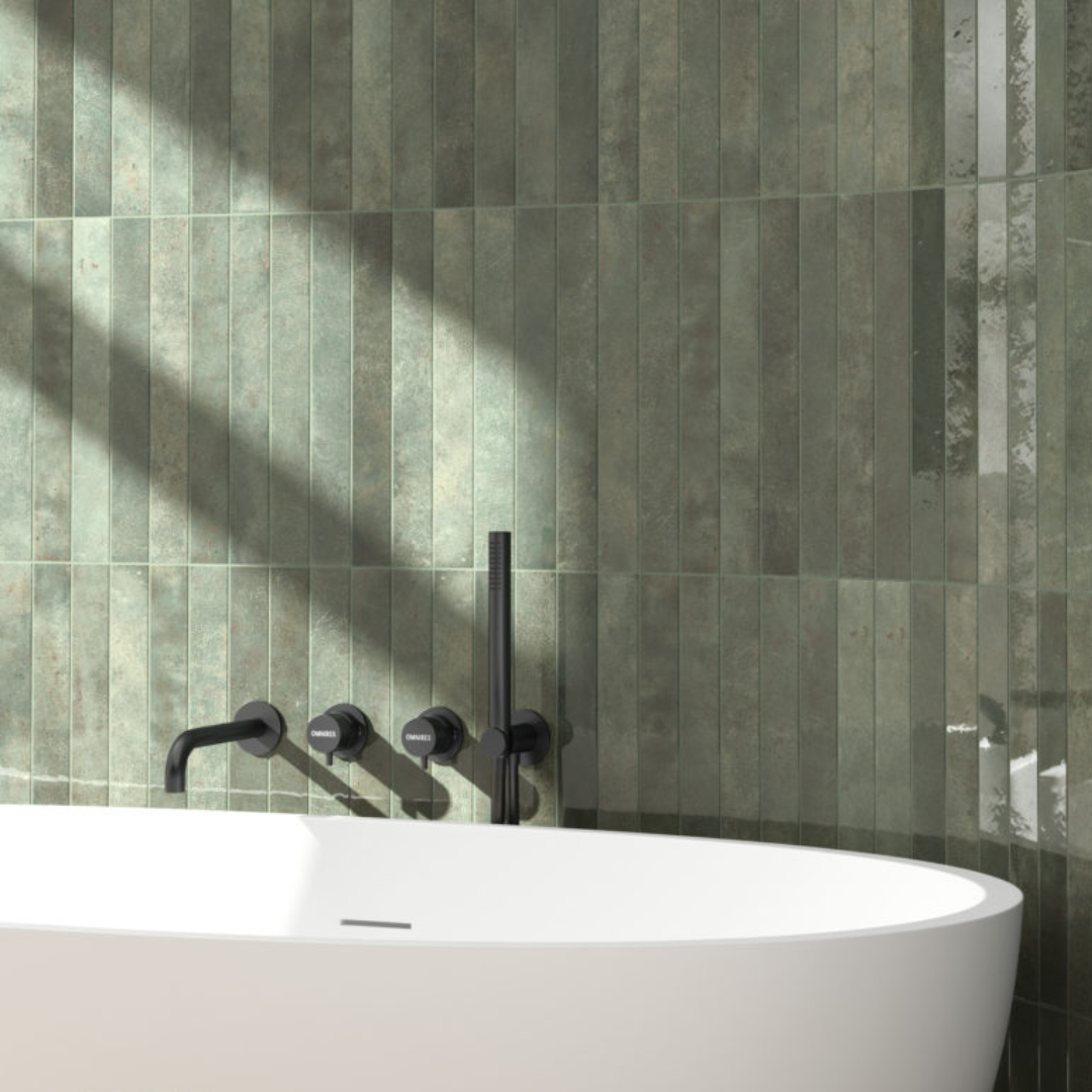 Verticale Oakmoss Porcelain Tile 5 x 40cm