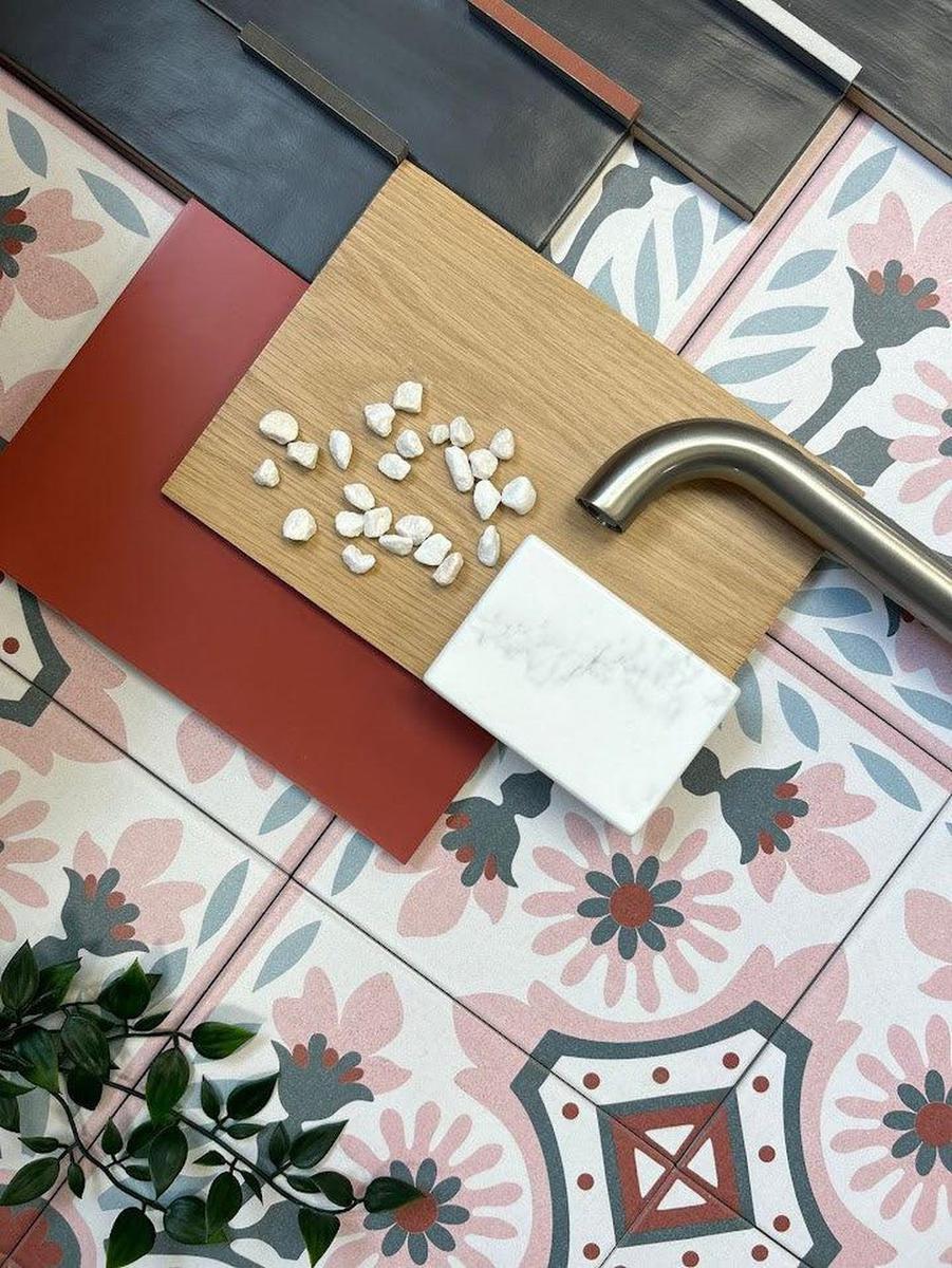 Delforno Rose Tile 20 x 20cm-Delforno Tiles & Timber-Delforno