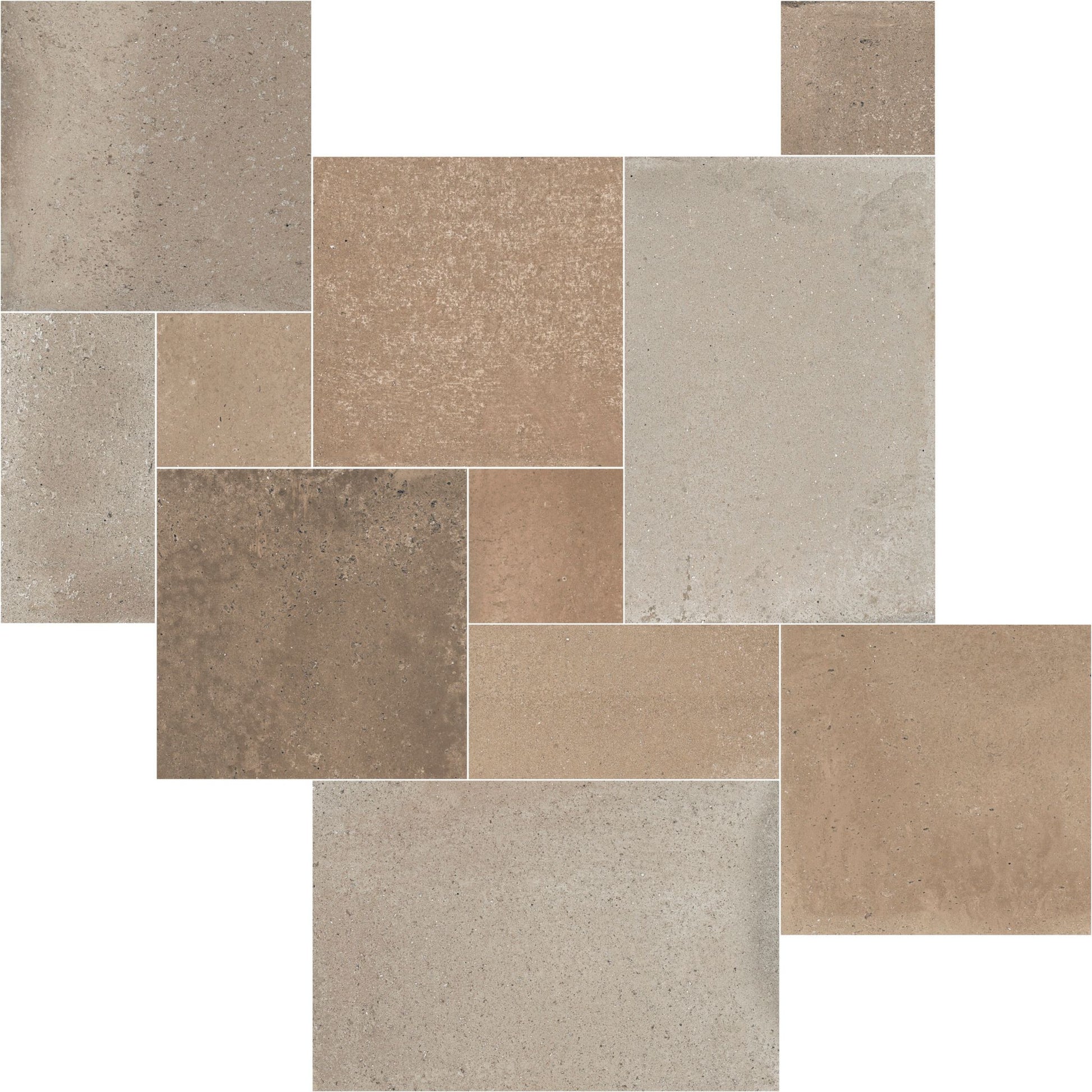 Easy Modular Collection Gadio Taupe Tile Multisize-Delforno