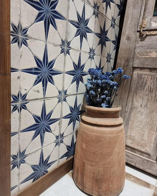 FS Star Blue LT Ceramic Tile 45 x 45cm-Delforno