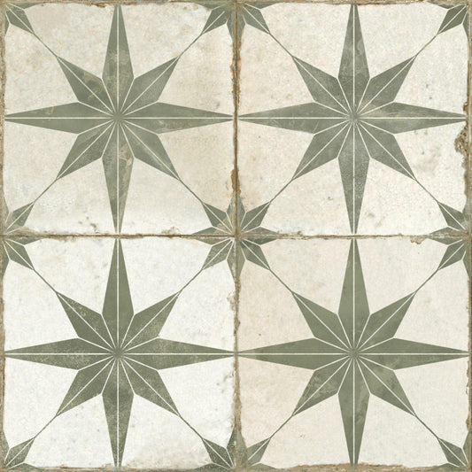 FS Star Sage Ceramic Tile 45 x 45cm-Delforno
