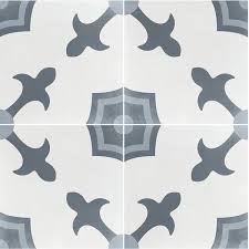 Havana White Herald Porcelain Tile 22.3 x 22.3cm