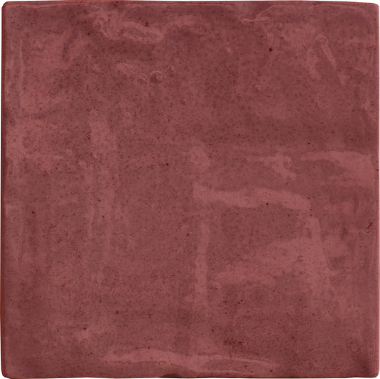 Riad Red Ceramic Tile 10 x 10cm-Delforno