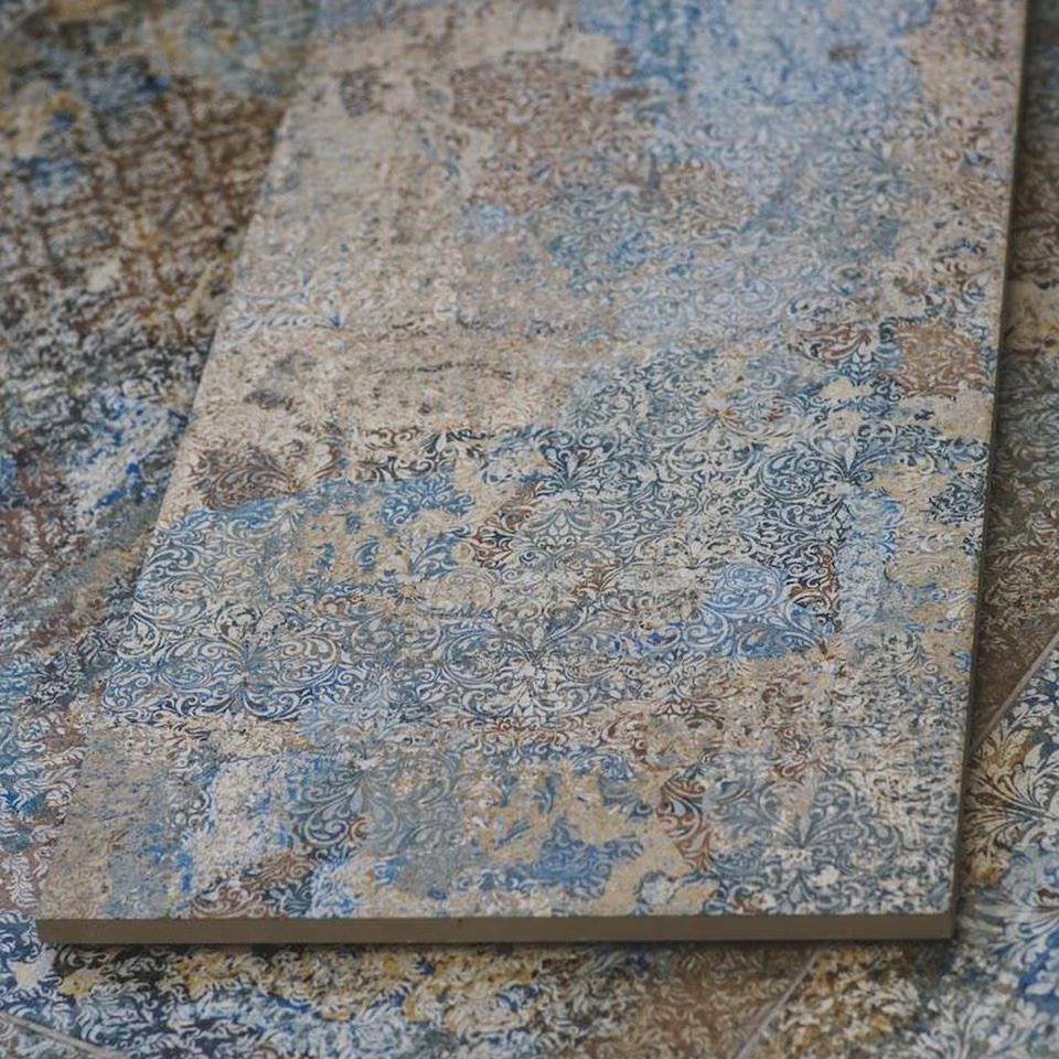 Inside Out Collection: Blu Carpeta Slab Porcelain Tile 20mm-Delforno Tiles & Timber-Delforno