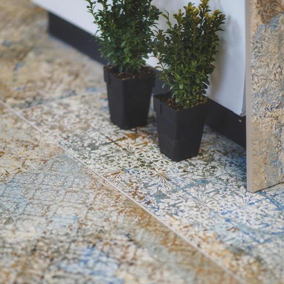 Inside Out Collection: Blu Carpeta Slab Porcelain Tile 20mm-Delforno Tiles & Timber-Delforno