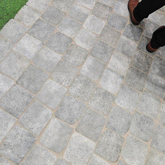 Inside Out Collection: Countryside Grey Tradition Porcelain Tile 15 x 15cm-Delforno