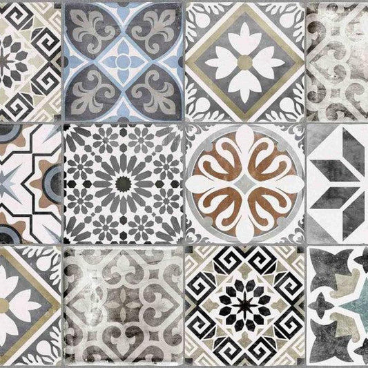 Inside Out Collection: Sweden Stamp Slab Porcelain Tile 50x100x2cm-Delforno