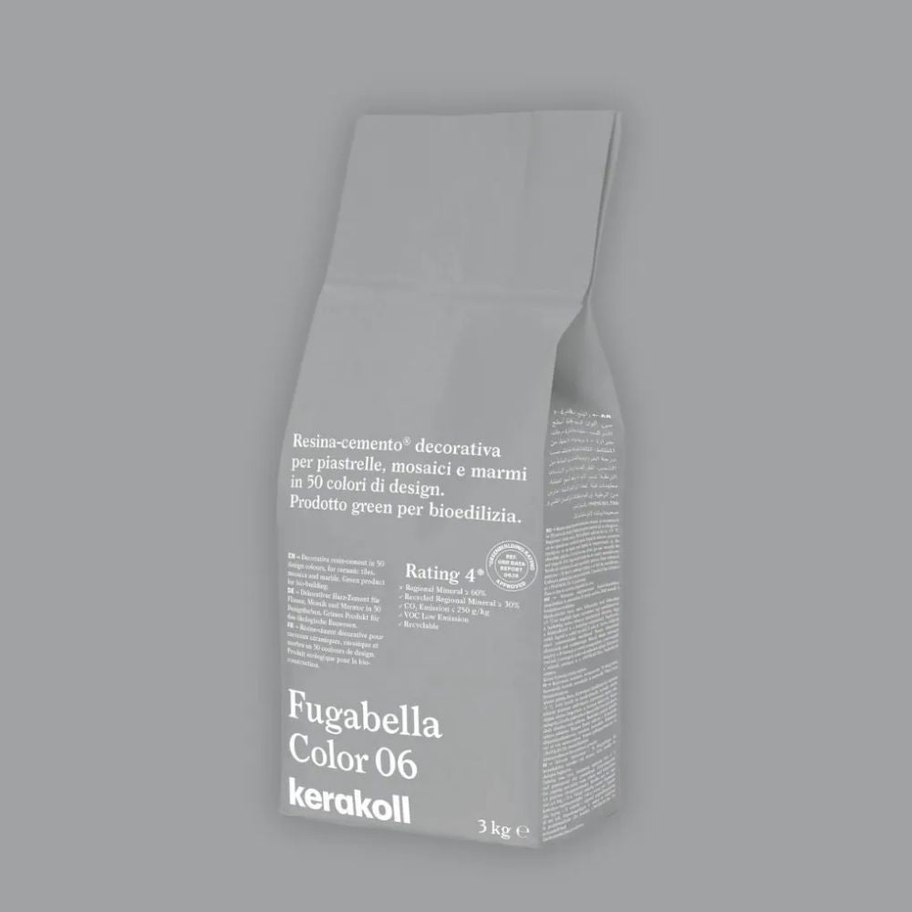 Fugabella Color Grout 06 Light Grey 3Kg-Delforno