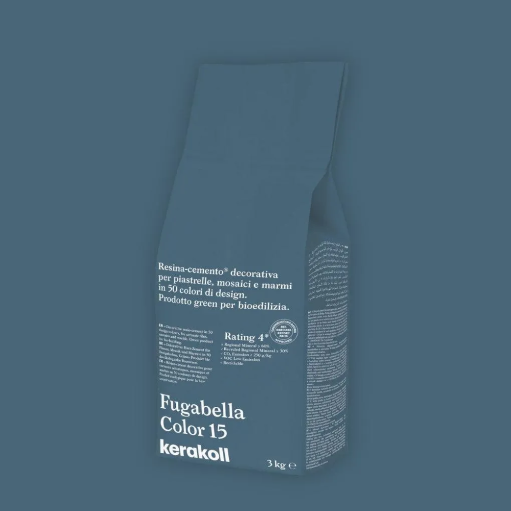 Fugabella Color Grout 15 Stockholm Blue 3Kg-Delforno