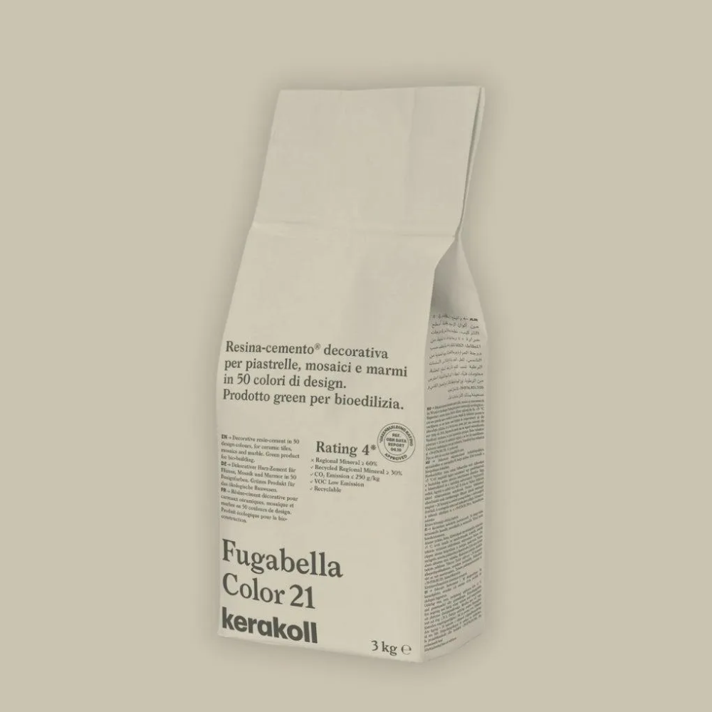 Fugabella Color Grout 21 Linen 3Kg-Delforno